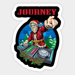 JOURNEY BAND XMAS Sticker